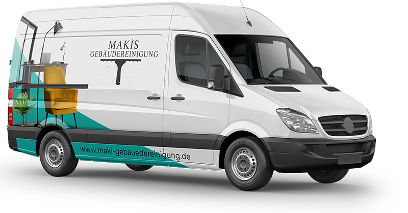 Transporter von Makis Gebäudereinigung